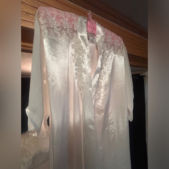 Vintage robe sateen cream large - Picture 7 of 11